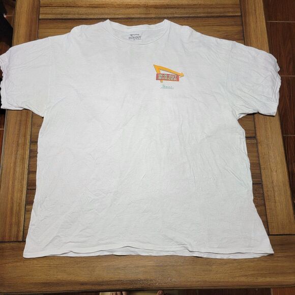 In-N-Out Burger SS White Unisex Tee Classic Cars - Size XXL - Picture 3 of 6